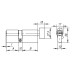 Механизм цилиндровый AX202/90(40х10х40)мм перф.кл/