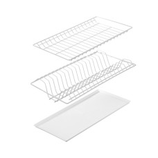 Посудосушитель с поддоном 465*256 белый